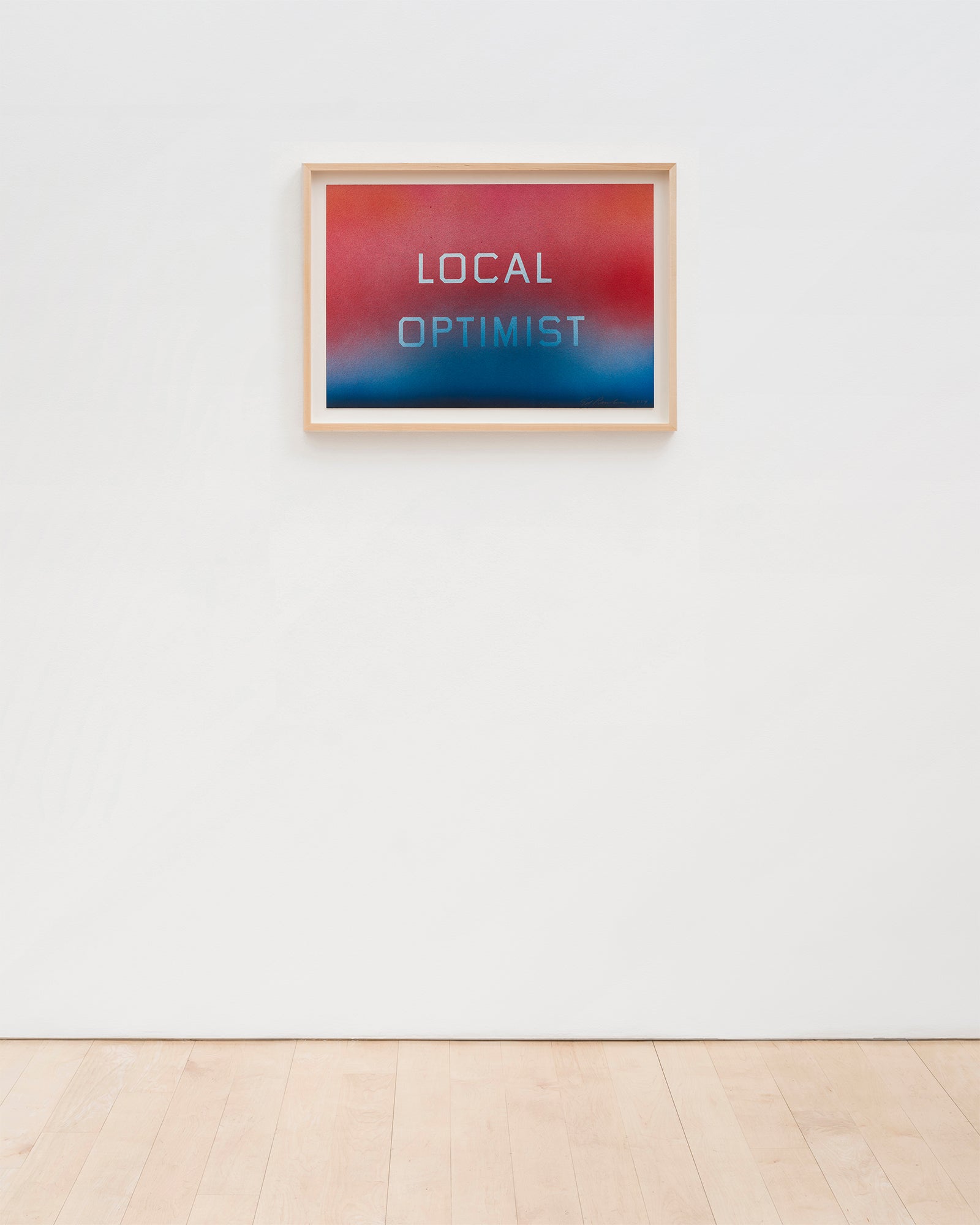 Local Optimist by Ed Ruscha