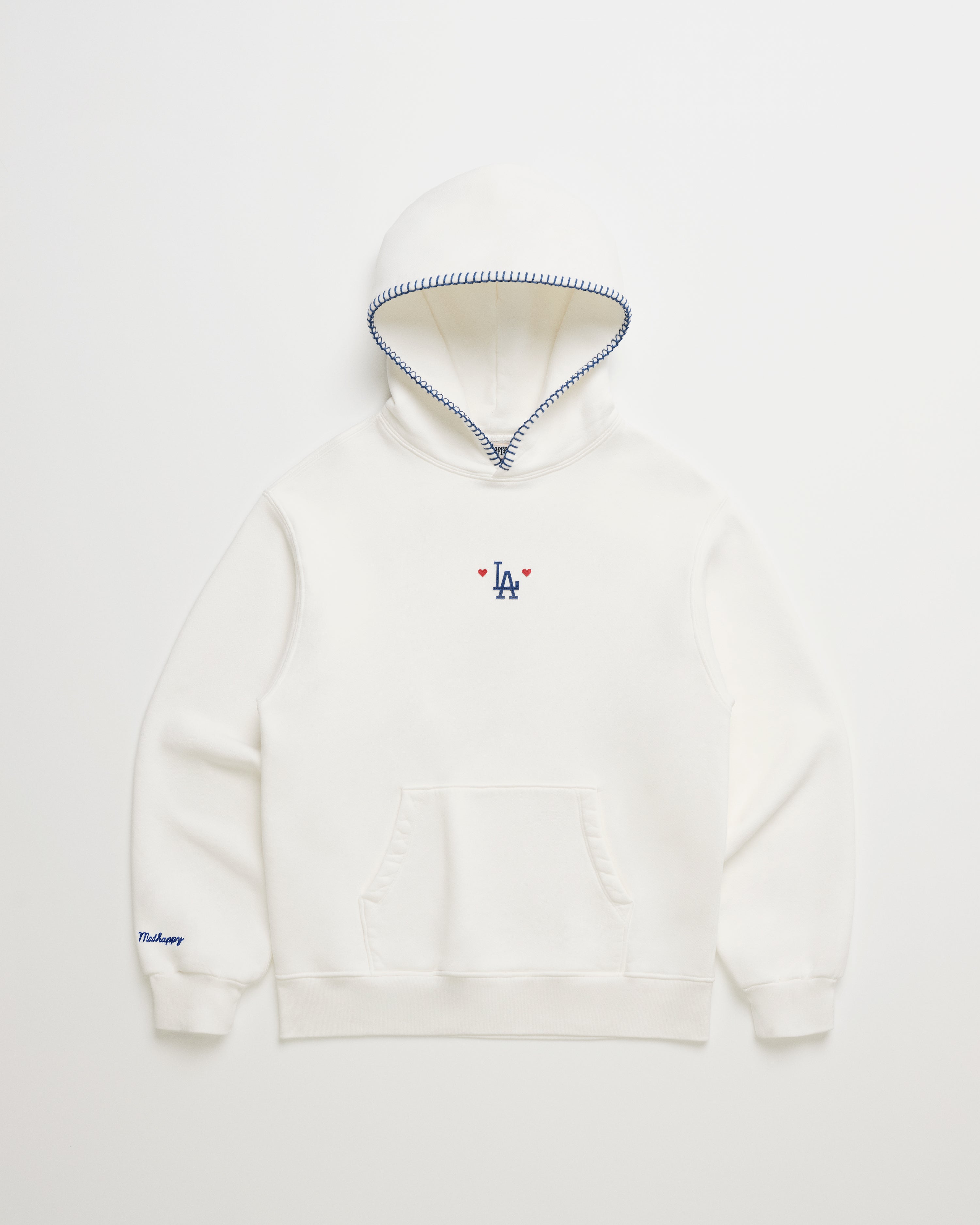 Dodgers Heart Fleece Hoodie – Madhappy JP