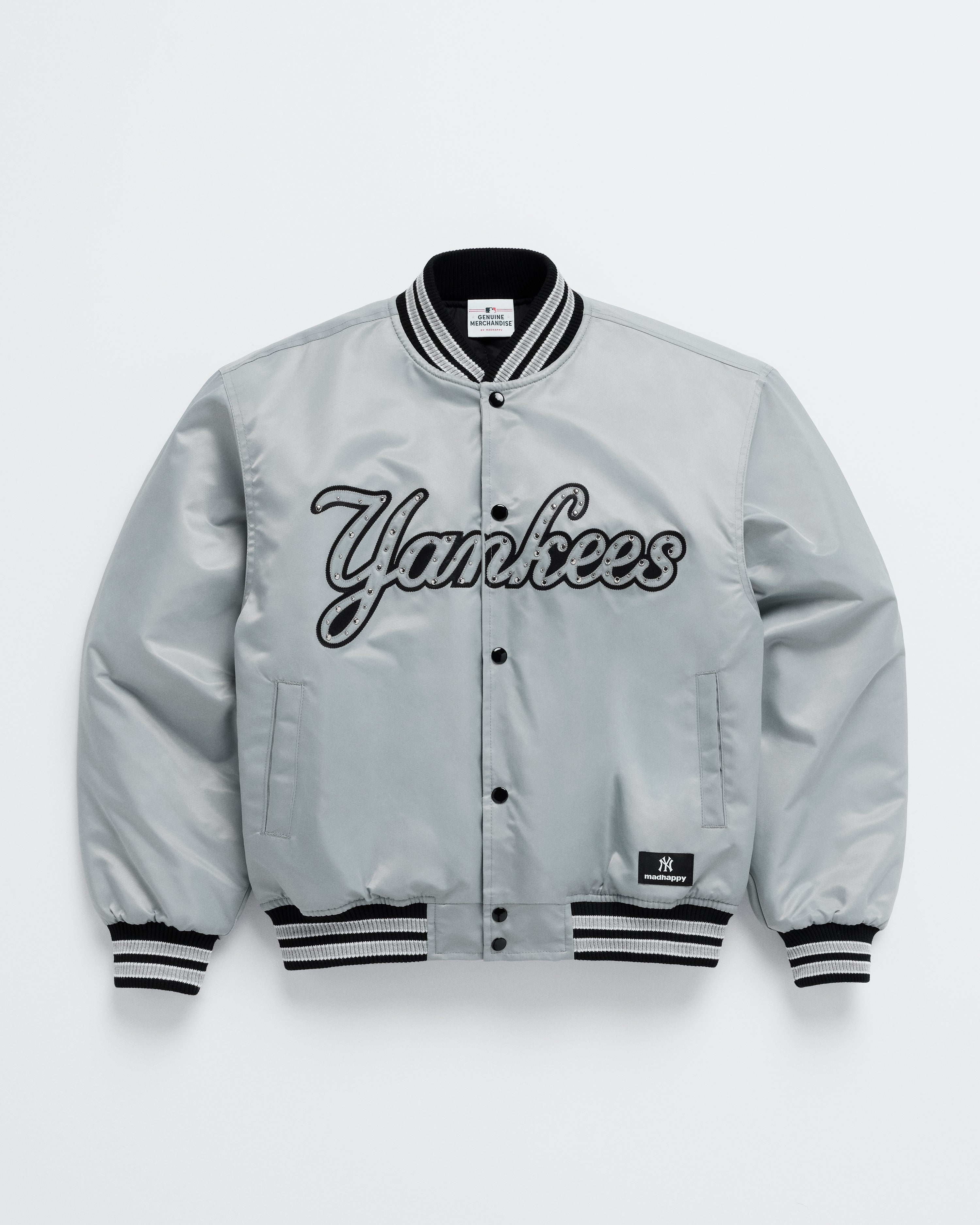 MAJESTIC マジェスティック YANKEES スタジャン ホワイト 【公式通販】